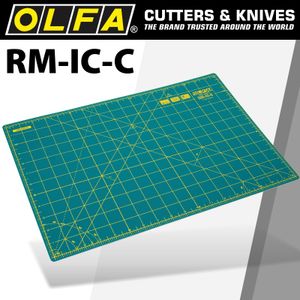 OLFA Mat Rotary 450 X 300mm Metric & Inch Double Sided